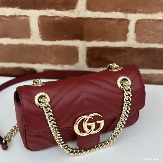 Hyperpeter bag-23*14*6CM GG MARMONT GUCCI 0526